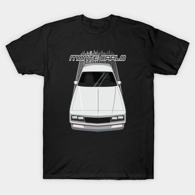 Chevrolet Monte Carlo 1984 - 1989 - white and red T-Shirt by V8social